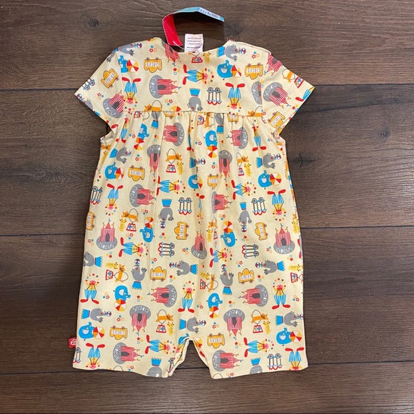 NWT Zutano Baby Le Cirque Cap Sleeve Body Suit 12m - Picture 2 of 6